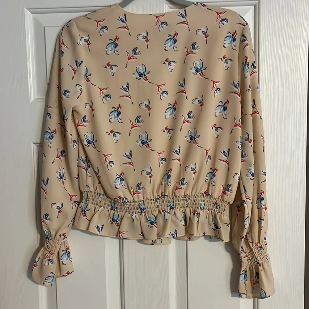 Scripted crop blouse - Picture 6 of 7